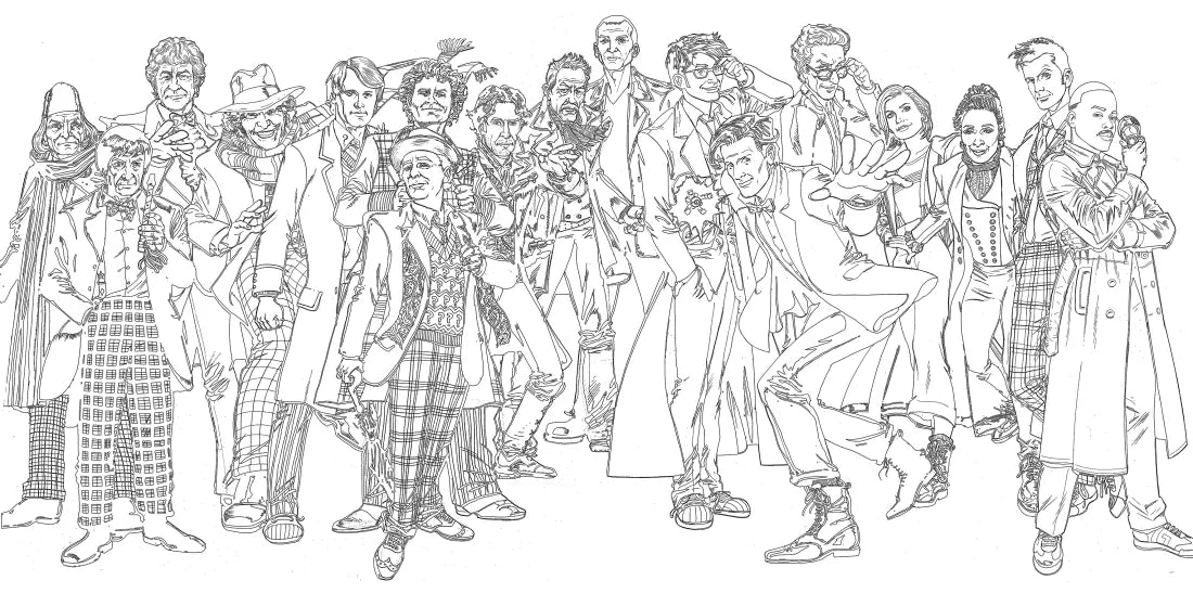 The Official Doctor Who Coloring Book US - Paperback / softback