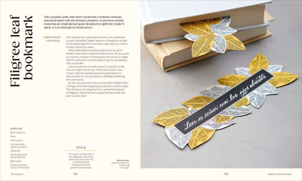The Calligraphy Book US - Hardback