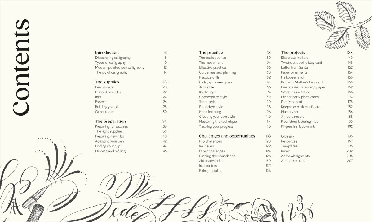 The Calligraphy Book US - Hardback