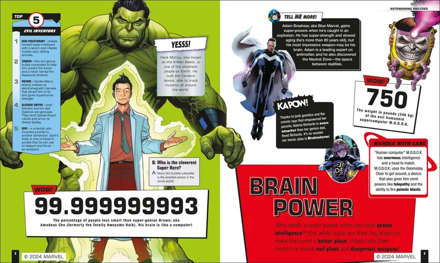 Marvel Incredible Records US - Hardback