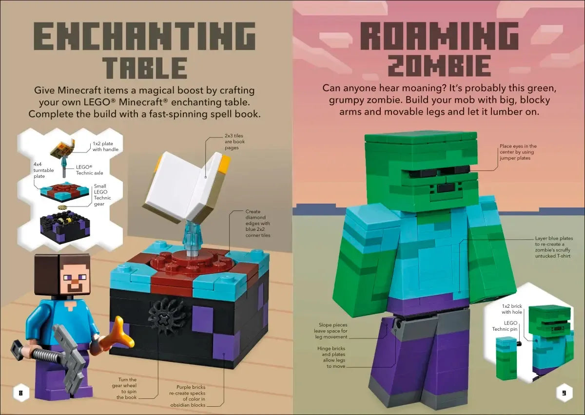 LEGO Minecraft Ideas (Library Edition) US - Hardback