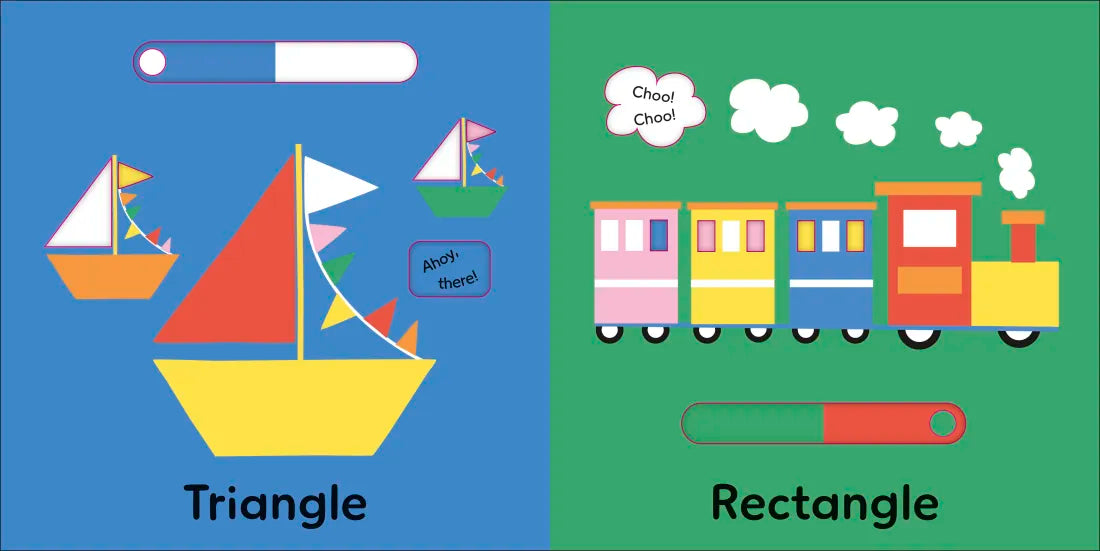 Slide and Seek Shapes US - Board book