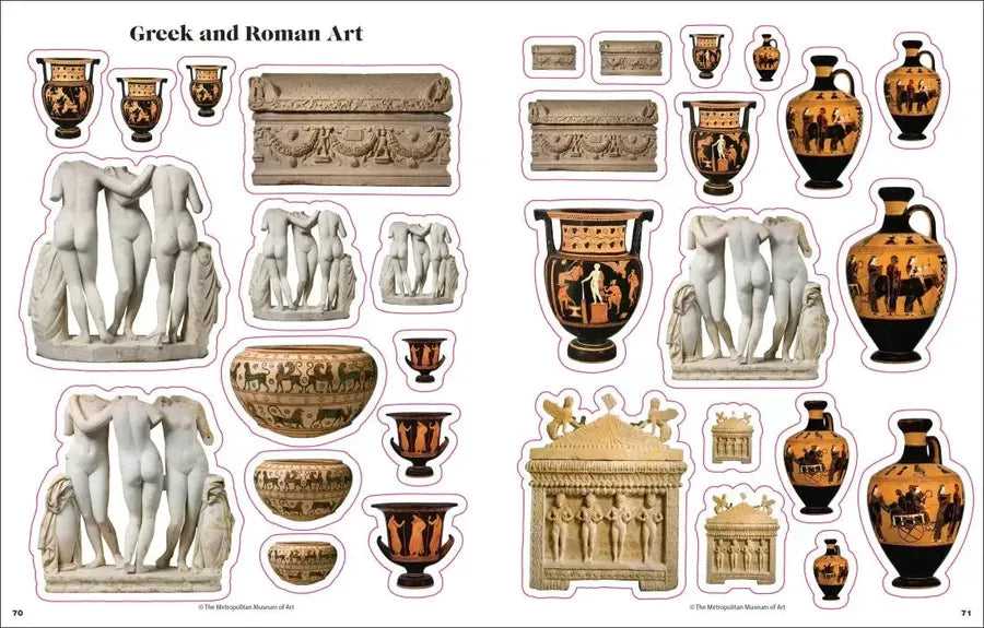 The Met Collector's Sticker Anthology US - Hardback