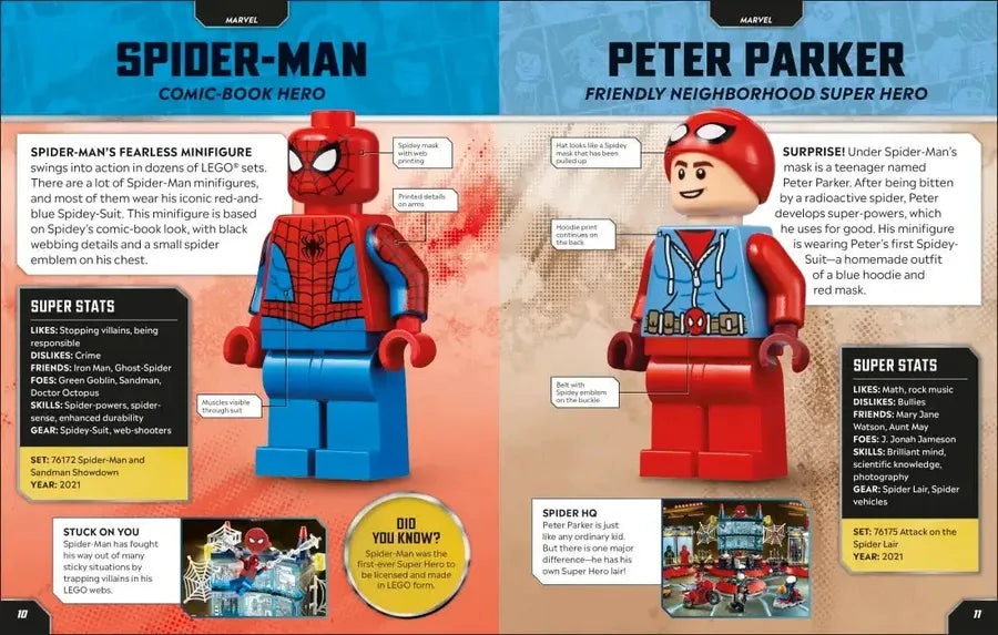 LEGO Marvel Character Encyclopedia (Library Edition) US - Hardback