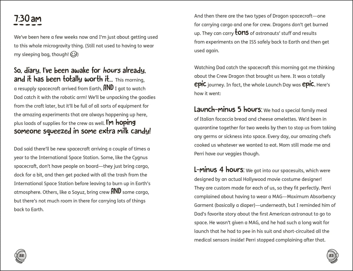 The Astronaut Diaries US - Hardback