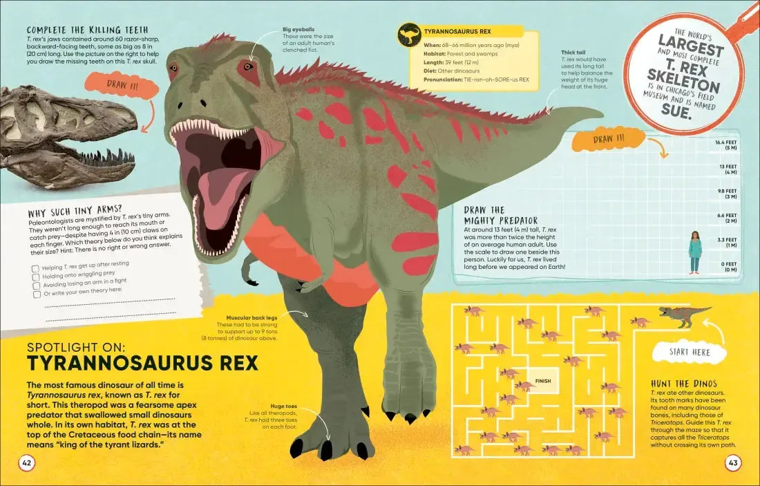 Brain Booster Dinosaurs and Other Prehistoric Creatures US - Paperback / softback