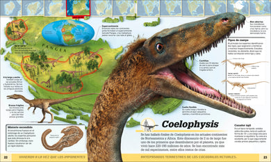 Atlas de dinosaurios (Where on Earth? Dinosaurs and Other Prehistoric Life) interior 1 (ISBN 9780593848302)