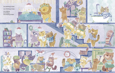 Lion in Bed US - Hardback
