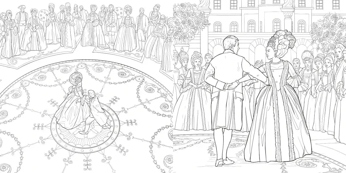 Queen Charlotte, A Bridgerton Story: The Official Coloring Book US - Paperback / softback