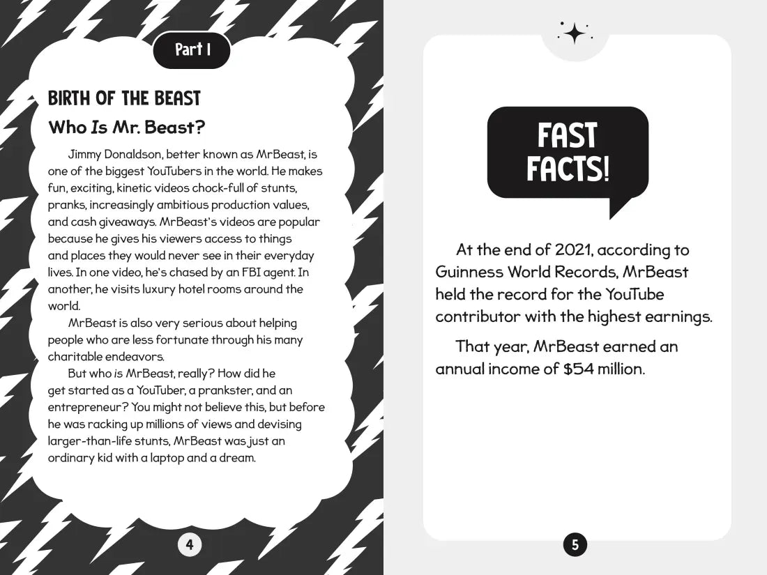 96 Facts About MrBeast US - Paperback / softback