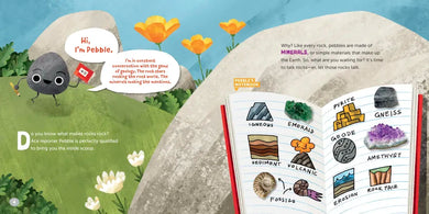 Talking Rocks and Minerals: Fact-Packed Guide to Geology US - Hardback