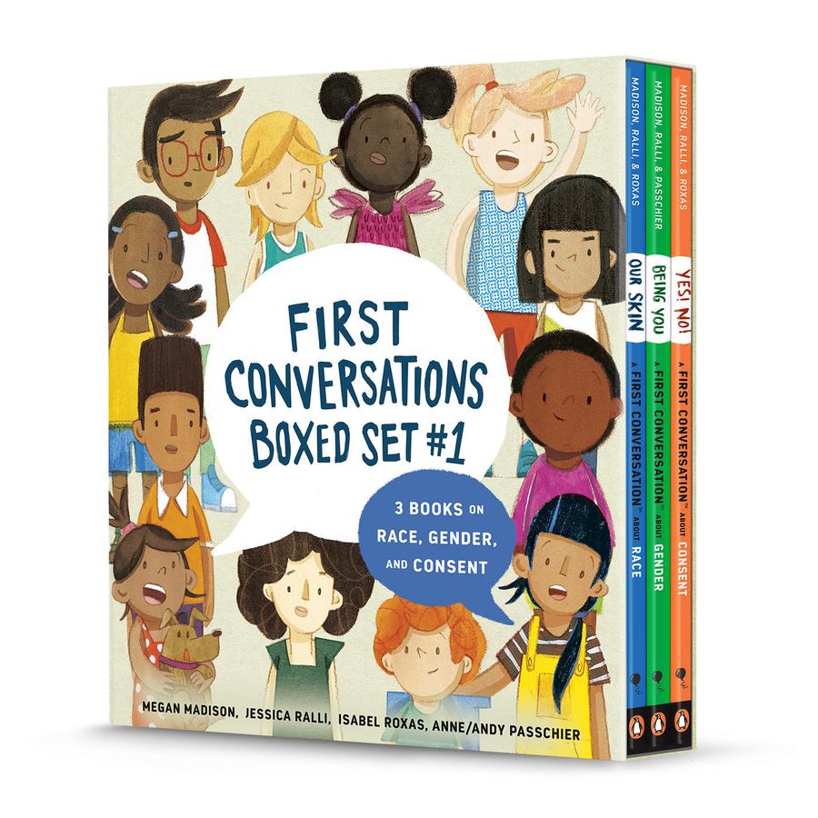 First Conversations Boxed Set #1-Children’s / Teenage: Personal and social topics-買書書 BuyBookBook