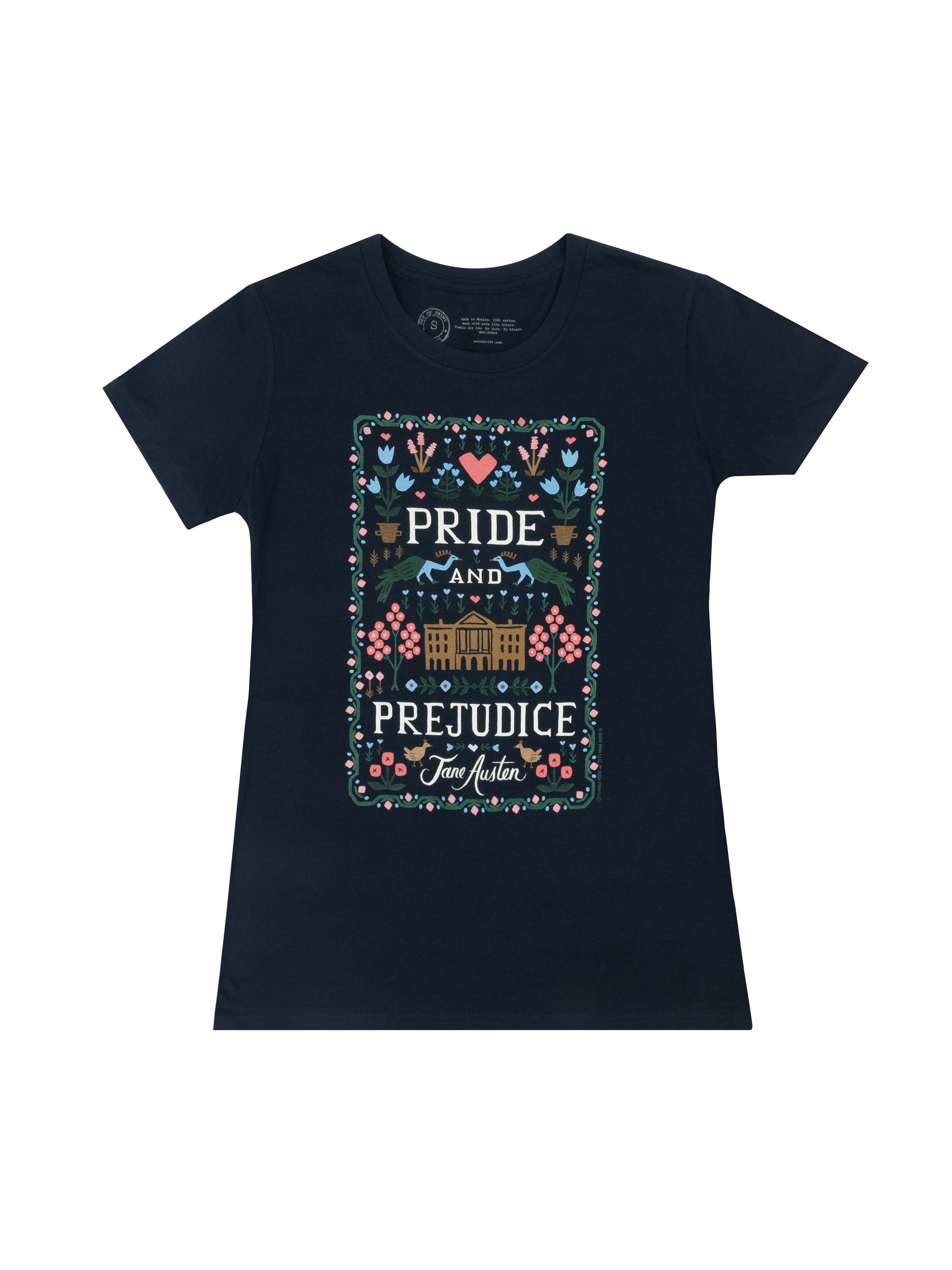 Puffin in Bloom: Pride and Prejudice Women's Crew T-Shirt X-Small