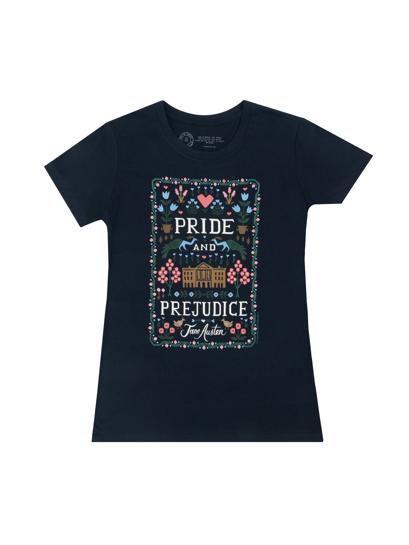 Puffin in Bloom: Pride and Prejudice Women's Crew T-Shirt X-Small