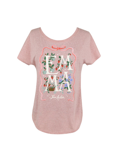Puffin in Bloom: Emma Women's Relaxed Fit T-Shirt X-Small