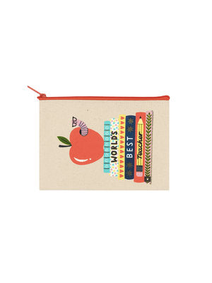 World's Best Teacher Pouch-Lifestyle and Leisure-買書書 BuyBookBook
