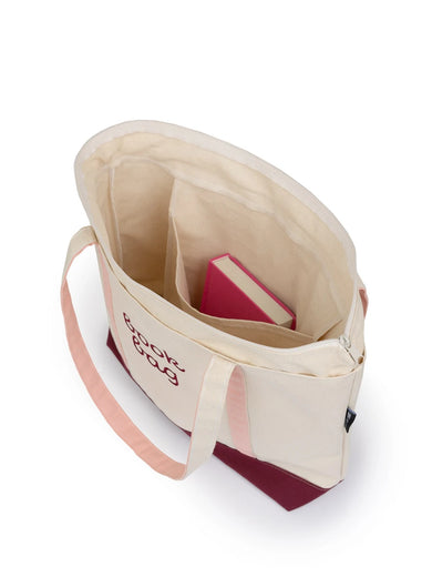 Book Bag Large Zippered Tote US - Tote bag