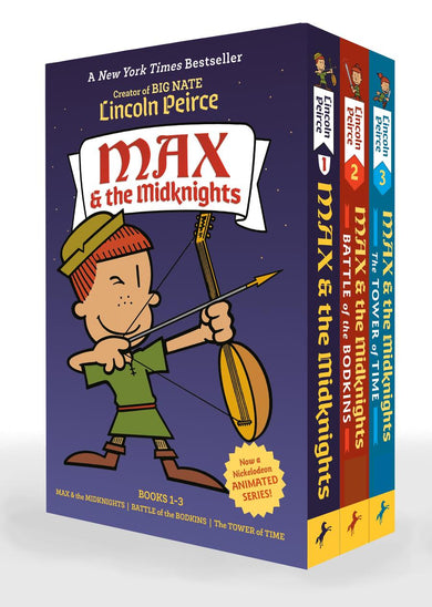 Max and the Midknights Paperback 3-Book Boxed Set-Graphic novel / Comic book / Manga: genres-買書書 BuyBookBook