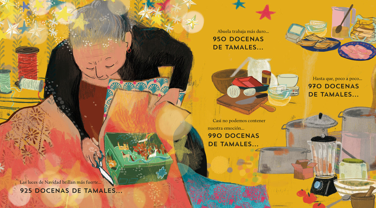 Tamales para Navidad (Tamales for Christmas Spanish Edition) interior 4 (ISBN 9780593897515)