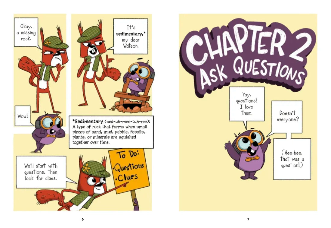 Squirrel Lock Holmes #1: The Pet Rock Mystery US - Hardback (9780593897829)