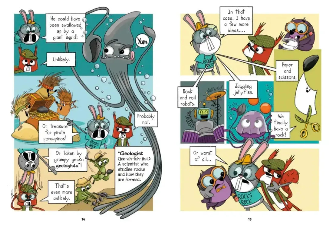 Squirrel Lock Holmes #1: The Pet Rock Mystery US - Hardback (9780593897829)