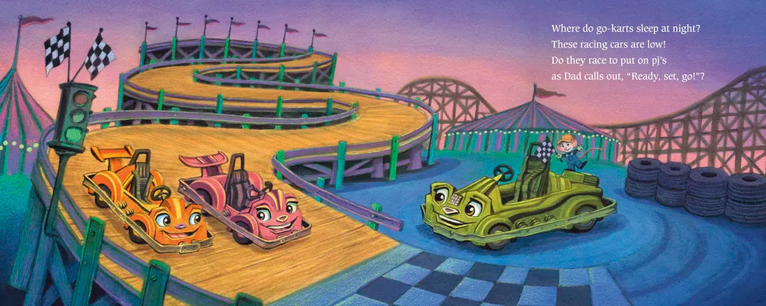 Where Do Race Cars Sleep at Night? US - Hardback (9780593898048)