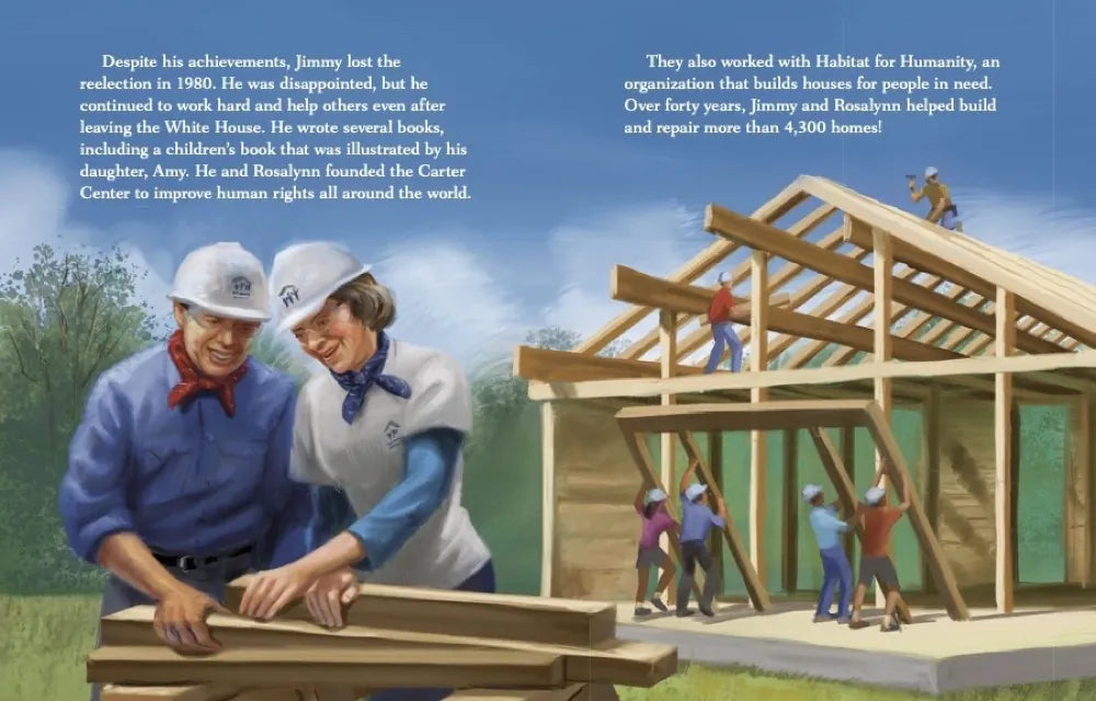 Jimmy Carter: A Little Golden Book Biography US - Hardback