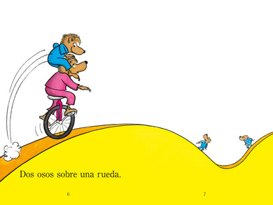 Osos sobre ruedas (Bears on Wheels Spanish Edition)(Berenstain Bears) interior 2 (ISBN 9780593899083)
