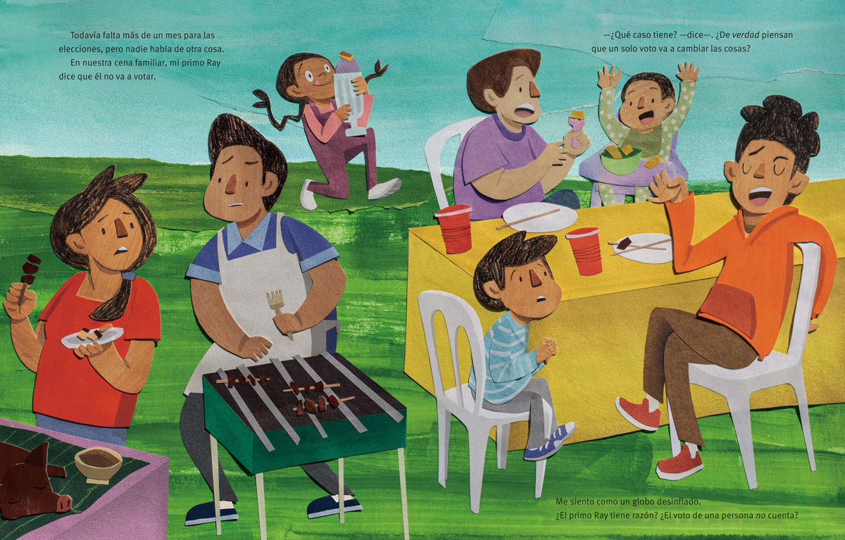 ¡El primer voto de Leo! (Leo's First Vote! Spanish Edition) interior 2 (ISBN 9780593900901)