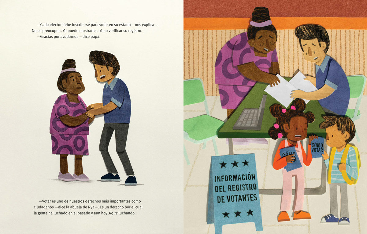 ¡El primer voto de Leo! (Leo's First Vote! Spanish Edition) interior 3 (ISBN 9780593900901)