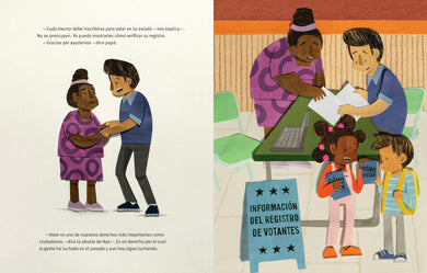 ¡El primer voto de Leo! (Leo's First Vote! Spanish Edition) interior 3 (ISBN 9780593900901)