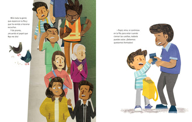¡El primer voto de Leo! (Leo's First Vote! Spanish Edition) interior 4 (ISBN 9780593900901)