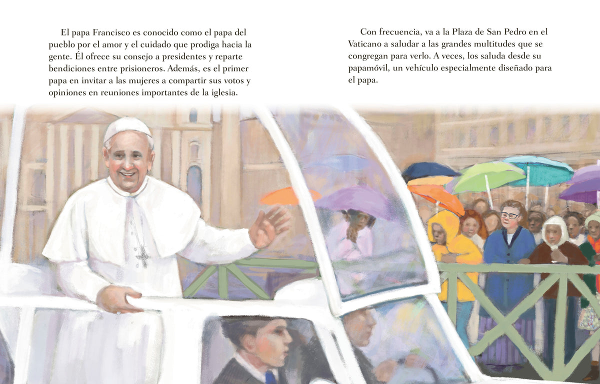 Mi Little Golden Book sobre el Papa Francisco (My Little Golden Book About Pope Francis Spanish Edition) interior 3 (ISBN 9780593901458)
