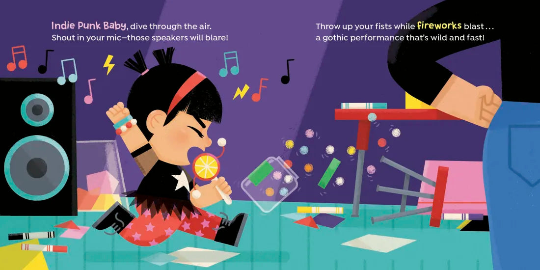 Rock 'n' Roll, Baby! US - Board book