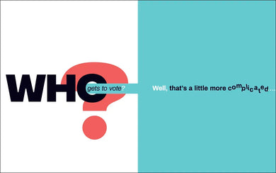 A Kids Book About Voting US - Hardback