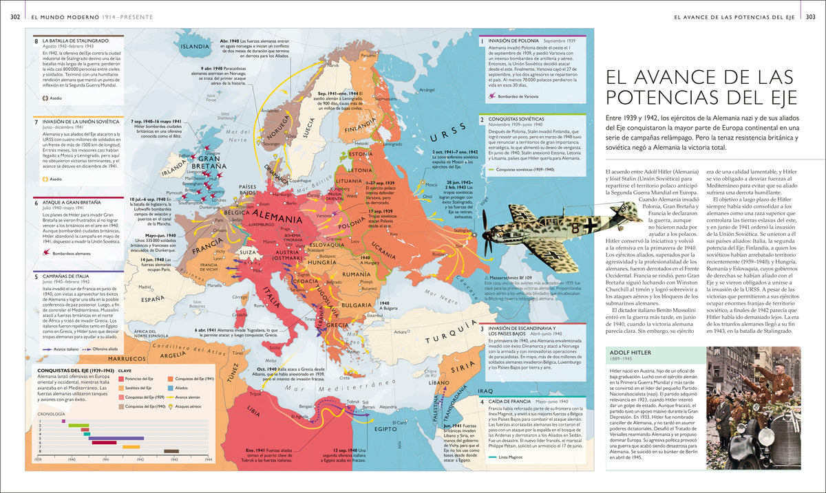Historia del mundo mapa a mapa (History of the World Map by Map) interior 4 (ISBN 9780593958667)