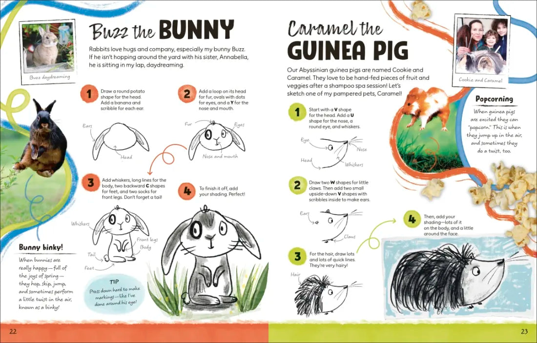 Draw Along Animals US - Paperback / softback