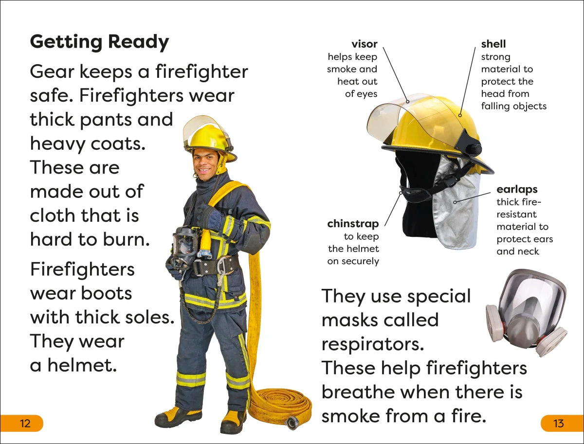 DK Super Readers Level 1 A Day in the Life of a Firefighter US - Paperback / softback