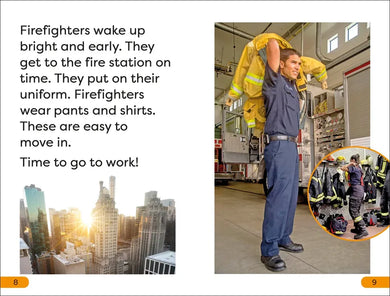 DK Super Readers Level 1 A Day in the Life of a Firefighter US - Paperback / softback