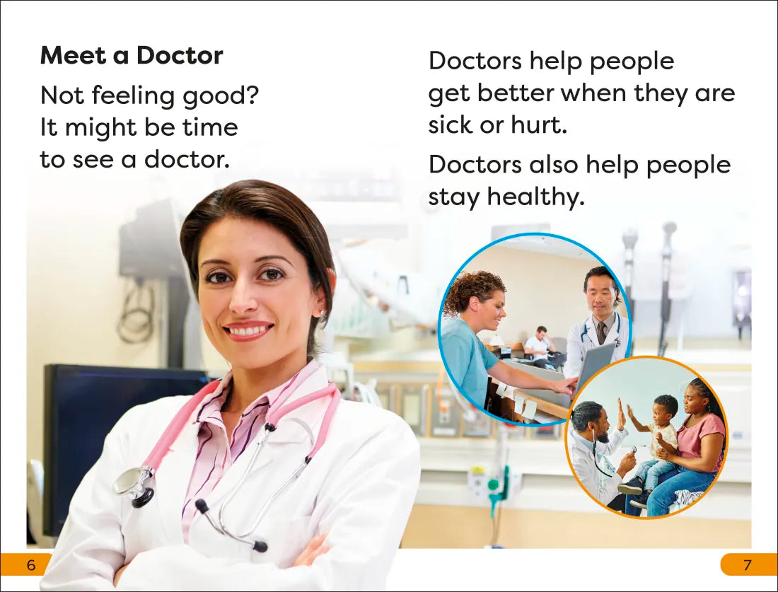 DK Super Readers Level 1 A Day in the Life of a Doctor US - Hardback