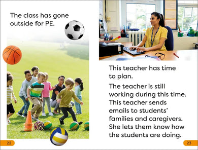 DK Super Readers Level 1 A Day in the Life of a Teacher US - Paperback / softback