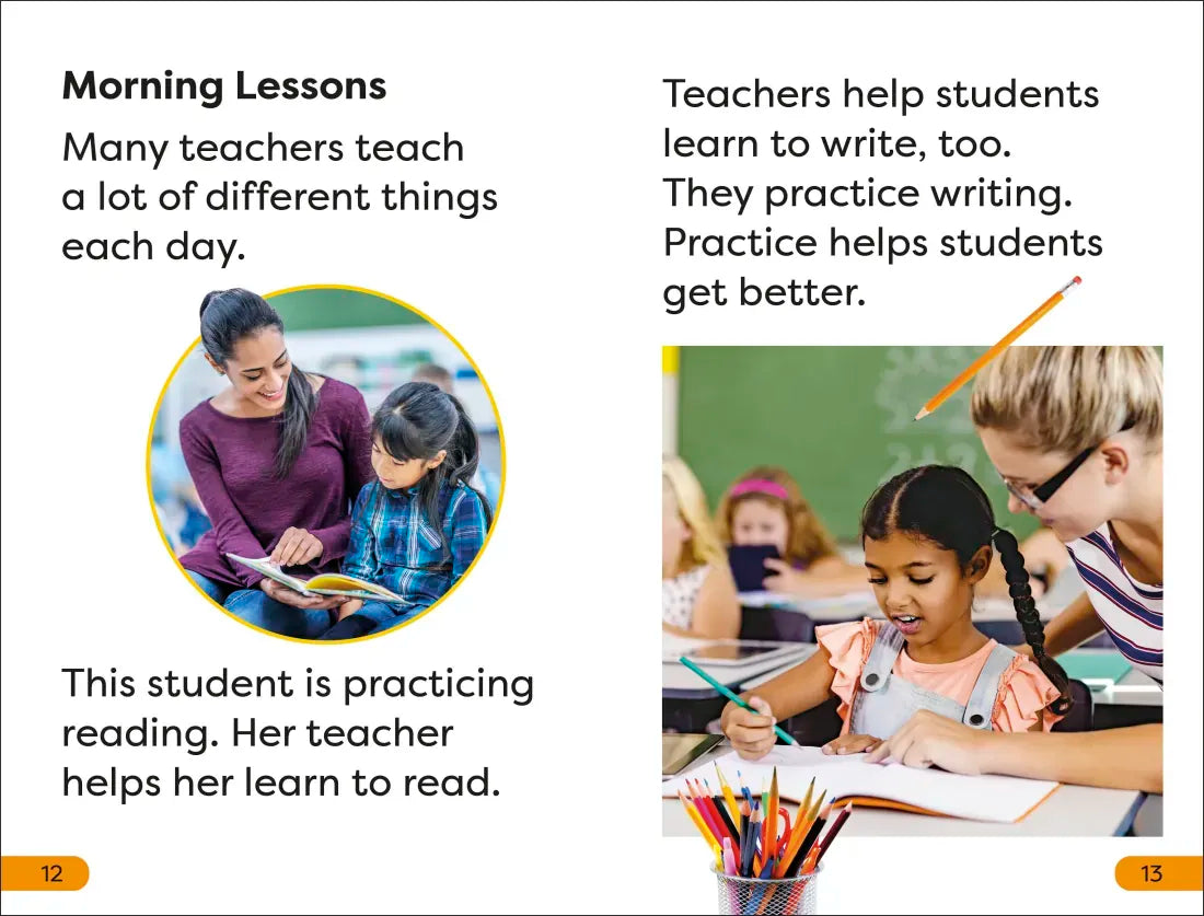 DK Super Readers Level 1 A Day in the Life of a Teacher US - Hardback