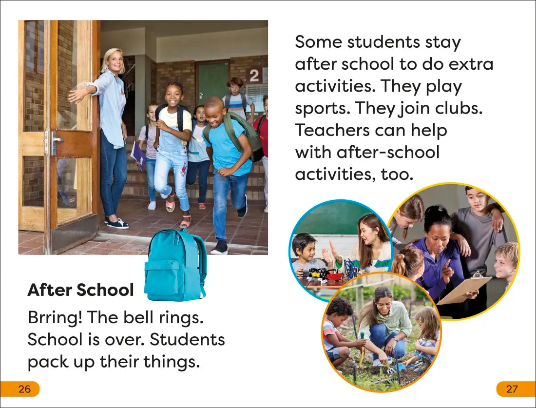 DK Super Readers Level 1 A Day in the Life of a Teacher US - Hardback