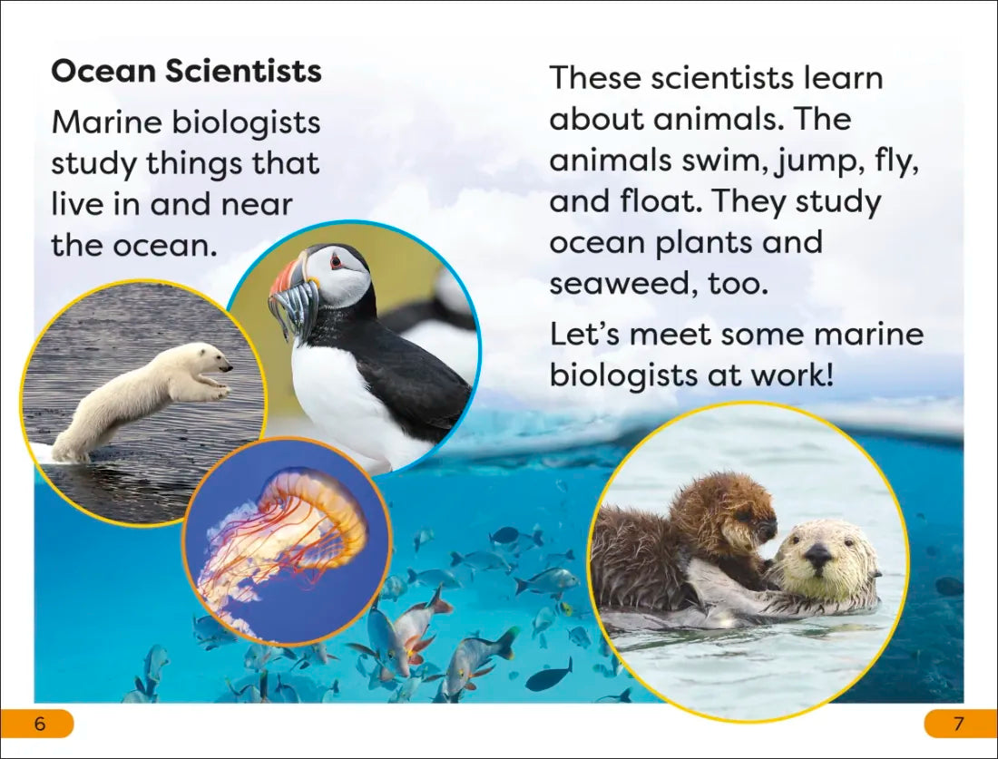 DK Super Readers Level 1 A Day in the Life of a Marine Biologist US - Paperback / softback