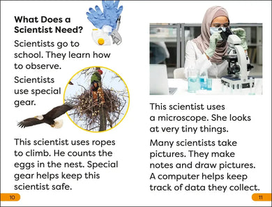 DK Super Readers Level 1 A Day in the Life of a Scientist US - Hardback