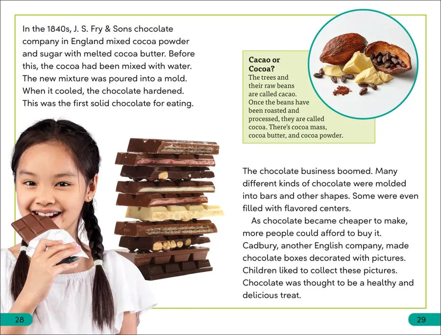 DK Super Readers Level 3 The Story of Chocolate US - Paperback / softback