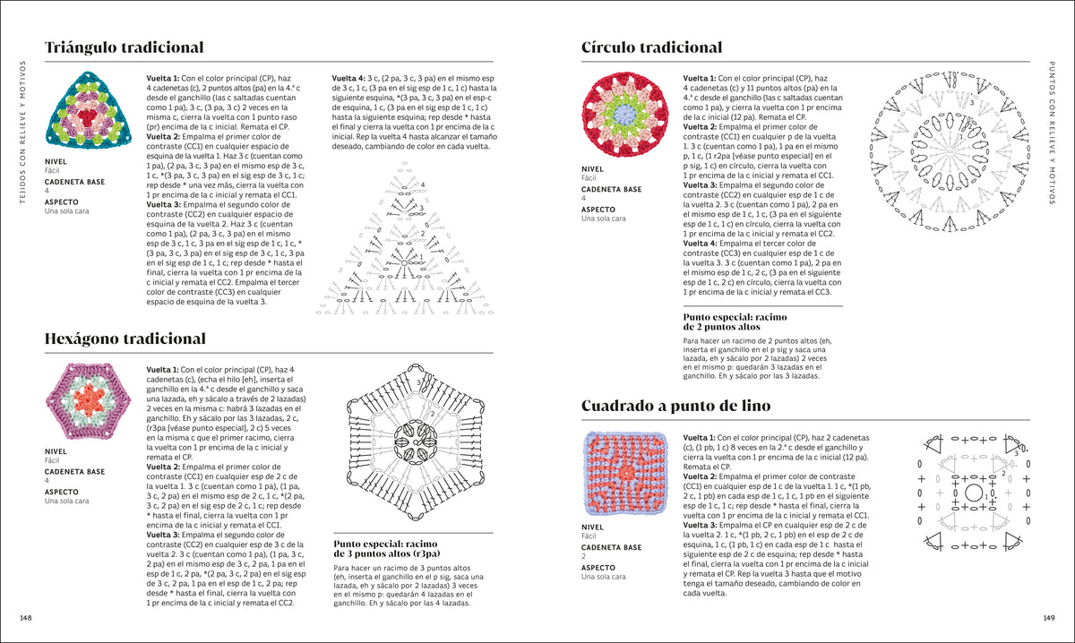 Ganchillo paso a paso (Crochet Stitches Step-by-Step) interior 5 (ISBN 9780593963029)