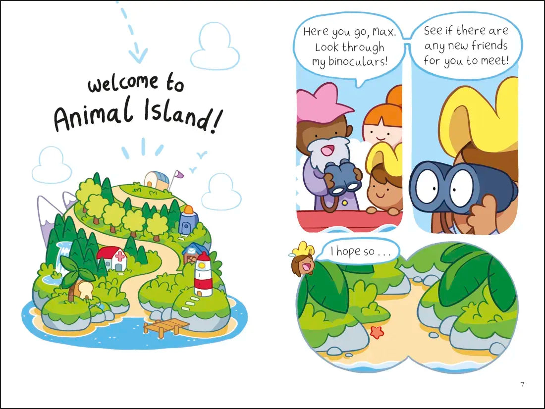 Max and Chaffy: Welcome to Animal Island US - Hardback
