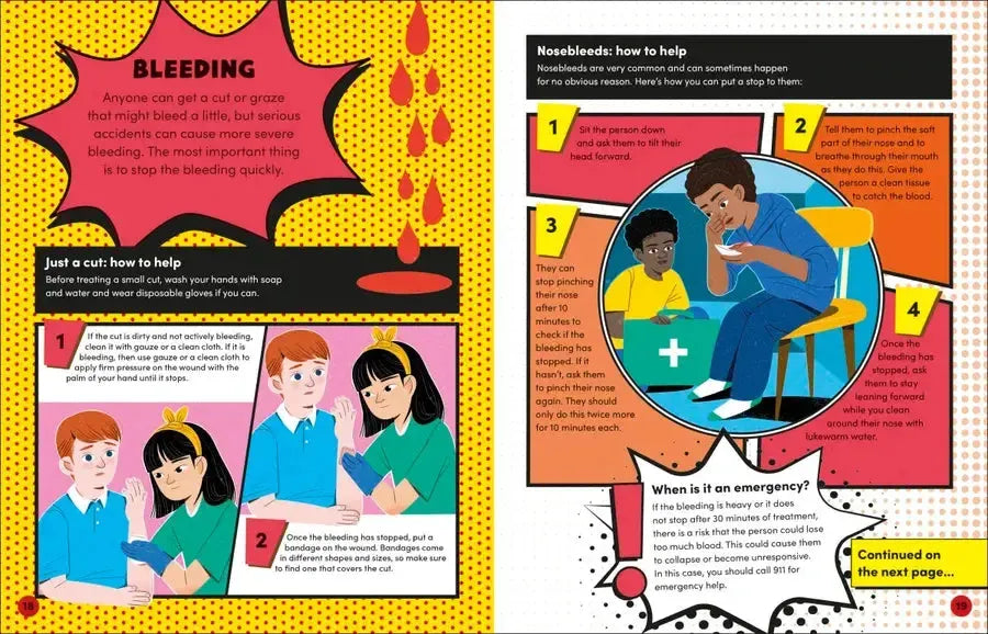 The Superhero's First Aid Manual US - Hardback