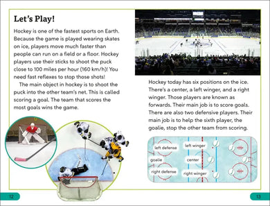 DK Super Readers Level 3 Ice Hockey US - Hardback